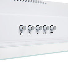SIA VSR60WH 60cm Visor Cooker Hood White Under Cabinet