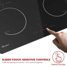 GlONlEN GIT470SP 60cm Plug In Induction Hob 2800W Bridge Zone