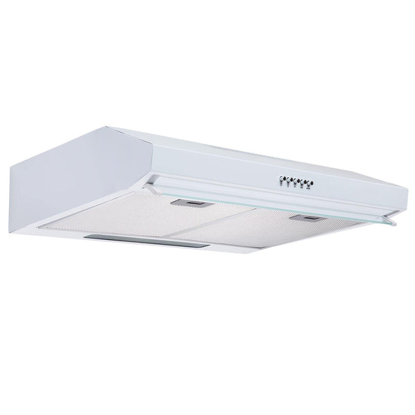 SIA VSR60WH 60cm Visor Cooker Hood White Under Cabinet