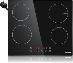 Karinear 60cm Induction Hob 4 Zones Touch Control Lock