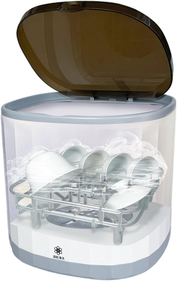 Countertop 4L USB Rechargeable Tea Cup Washing Machine 360 Degree