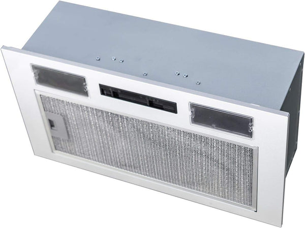 SIA UC52SI 52cm Silver Built In Cupboard Canopy Cooker Hood Extractor Fan