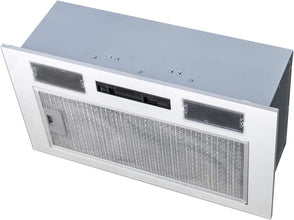 SIA UC52SI 52cm Silver Built In Cupboard Canopy Cooker Hood Extractor Fan