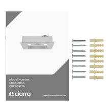 CIARRA CBCB5913A Integrated Cooker Hood 52cm Black With LED