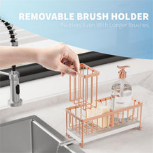 Cisily Sponge Holder For Kitchen Sink Rotatable Spout Black