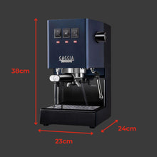 Gaggia Classic E24 Evo Pro Manual Espresso Machine Cherry Red Brass Boiler