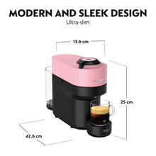 Nespresso Vertuo Pop by De'Longhi ENV90.P Pink 6 Cup Sizes