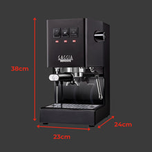 Gaggia Classic E24 Evo Pro Manual Espresso Machine Cherry Red Brass Boiler