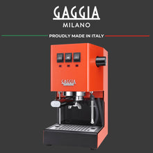 Gaggia Classic E24 Evo Pro Manual Espresso Machine Cherry Red Brass Boiler