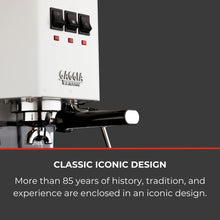 Gaggia Classic E24 Evo Pro Manual Espresso Machine Cherry Red Brass Boiler
