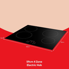 Russell Hobbs RH60EH413B 59cm Electric Ceramic Hob 4 Zones