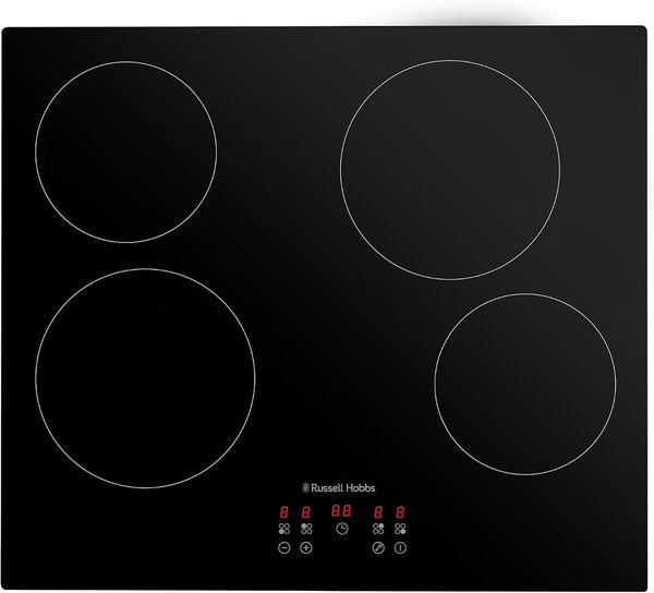 Russell Hobbs RH60EH413B 59cm Electric Ceramic Hob 4 Zones