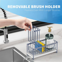 Cisily Sponge Holder For Kitchen Sink Rotatable Spout Black