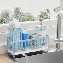 Cisily Sponge Holder For Kitchen Sink Rotatable Spout Black