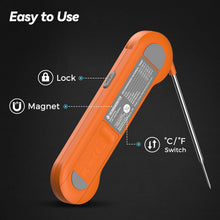 Themomonster Instant Read 0.5Sec Meat Thermometer Digital