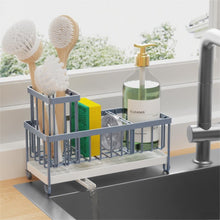 Cisily Sponge Holder For Kitchen Sink Rotatable Spout Black