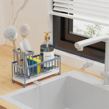 Cisily Sponge Holder For Kitchen Sink Rotatable Spout Black