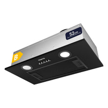CIARRA CBCB5913A Integrated Cooker Hood 52cm Black With LED