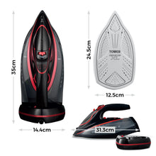 Tower T22008 CeraGlide Cordless Steam Iron With Ceramic Soleplate 2400W Purple