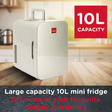 SENSIOHOME 10L Mini Fridge Cooler and Warmer AC DC 12V UK EU Plug