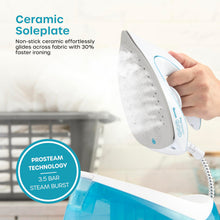 Swan SI16410N 2In1 Cordless Steam Press Iron 2800W Ceramic Soleplate