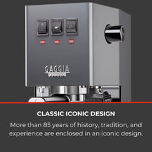 Gaggia Classic E24 Evo Pro Manual Espresso Machine Cherry Red Brass Boiler