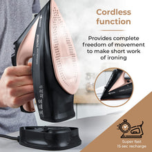Tower T22008 CeraGlide Cordless Steam Iron With Ceramic Soleplate 2400W Purple