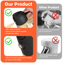TrendPlain 16oz Glass Olive Oil Sprayer 2 in 1 Black