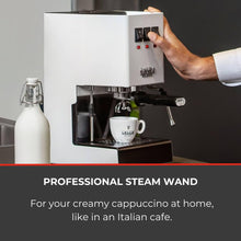 Gaggia Classic E24 Evo Pro Manual Espresso Machine Cherry Red Brass Boiler