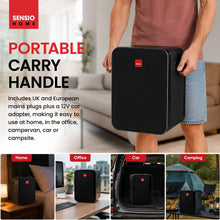 SENSIOHOME 10L Mini Fridge Cooler and Warmer AC DC 12V UK EU Plug