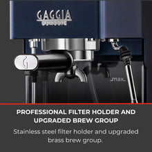 Gaggia Classic E24 Evo Pro Manual Espresso Machine Cherry Red Brass Boiler