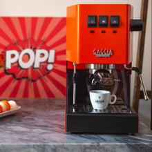 Gaggia Classic E24 Evo Pro Manual Espresso Machine Cherry Red Brass Boiler