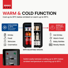 SENSIOHOME 10L Mini Fridge Cooler and Warmer AC DC 12V UK EU Plug
