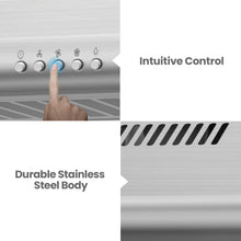 COMFEE' Visor Cooker Hood SLIF17SS-60 LED Stainless Steel