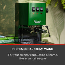 Gaggia Classic E24 Evo Pro Manual Espresso Machine Cherry Red Brass Boiler