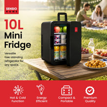 SENSIOHOME 10L Mini Fridge Cooler and Warmer AC DC 12V UK EU Plug