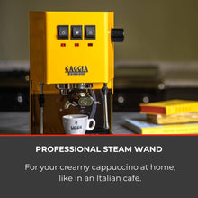 Gaggia Classic E24 Evo Pro Manual Espresso Machine Cherry Red Brass Boiler
