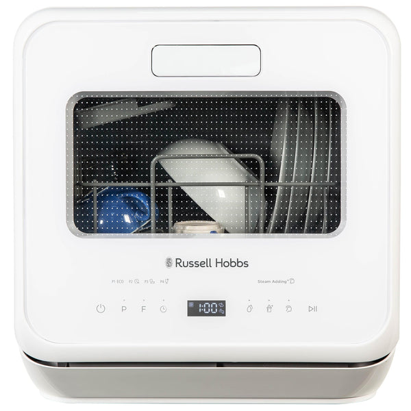 Russell Hobbs RH2TTDW101B Mini Table Top Dishwasher LED