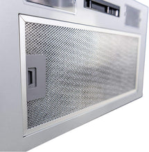 SIA UC52SI 52cm Silver Built In Cupboard Canopy Cooker Hood Extractor Fan