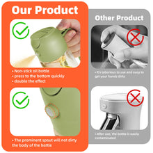 TrendPlain 16oz Glass Olive Oil Sprayer 2 in 1 Black