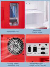 Mini Fridge 15L Thermoelectric Portable AC and DC Cooler Warmer
