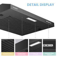 COMFEE' Visor Cooker Hood SLIF17SS-60 LED Stainless Steel