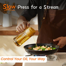TrendPlain 16oz Glass Olive Oil Sprayer 2 in 1 Black