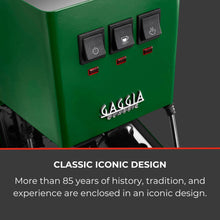 Gaggia Classic E24 Evo Pro Manual Espresso Machine Cherry Red Brass Boiler