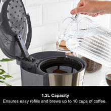 Morphy Richards Equip Filter Coffee Machine 162501 10 Cup Anti Drip Pour Over