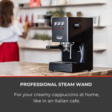 Gaggia Classic E24 Evo Pro Manual Espresso Machine Cherry Red Brass Boiler