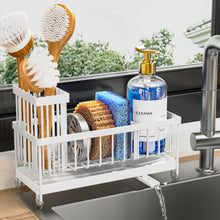 Cisily Sponge Holder For Kitchen Sink Rotatable Spout Black