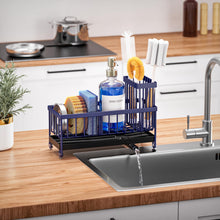 Cisily Sponge Holder For Kitchen Sink Rotatable Spout Black