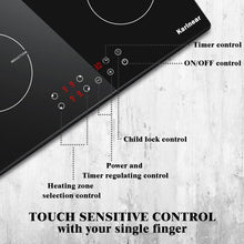 Karinear 60cm Induction Hob 4 Zones Touch Control Lock
