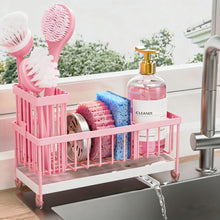 Cisily Sponge Holder For Kitchen Sink Rotatable Spout Black